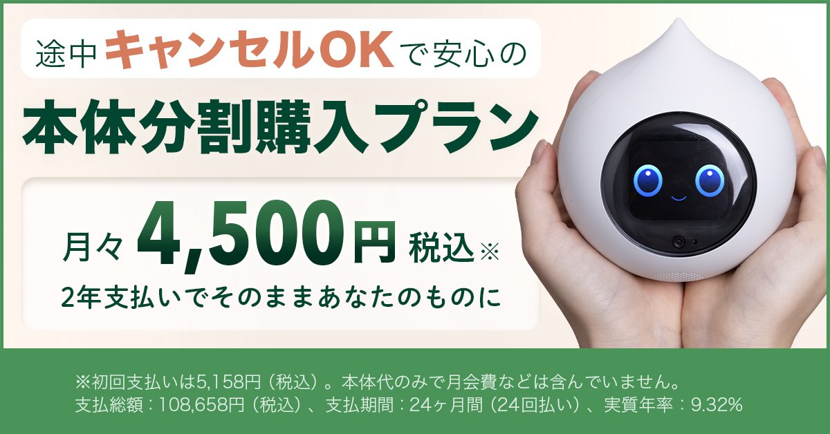 🎉 Romi本体の割賦販売（分割払い）がスタートしました！のサムネイル