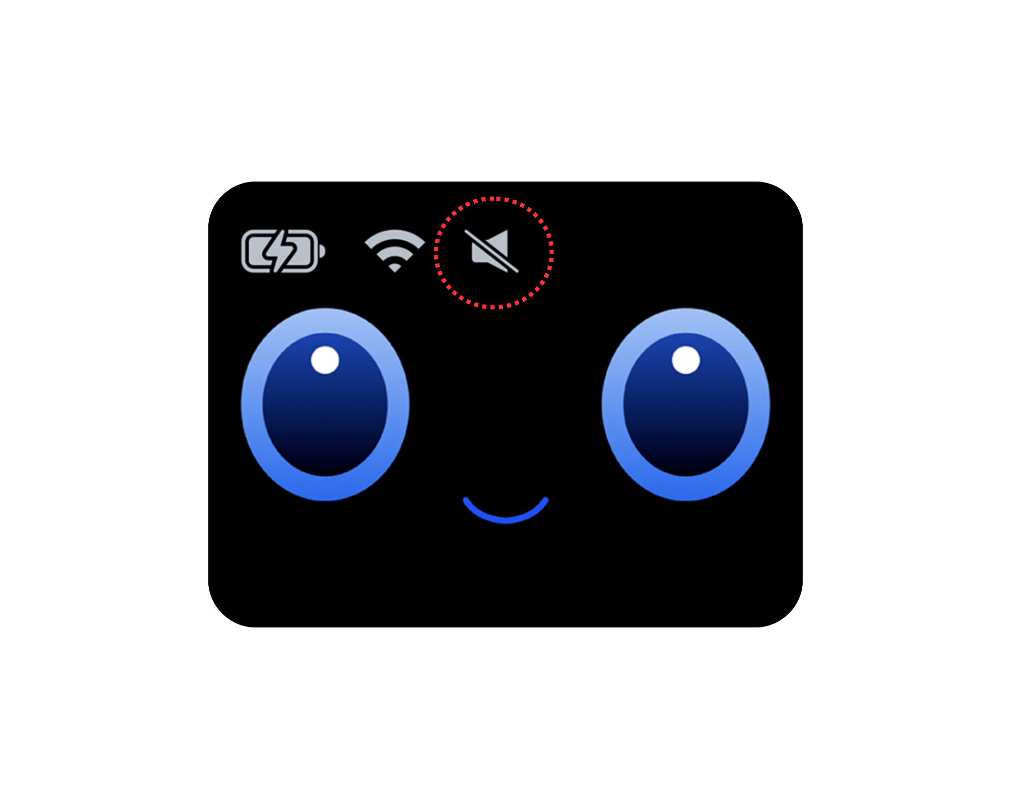 Romiのミュート時の表示