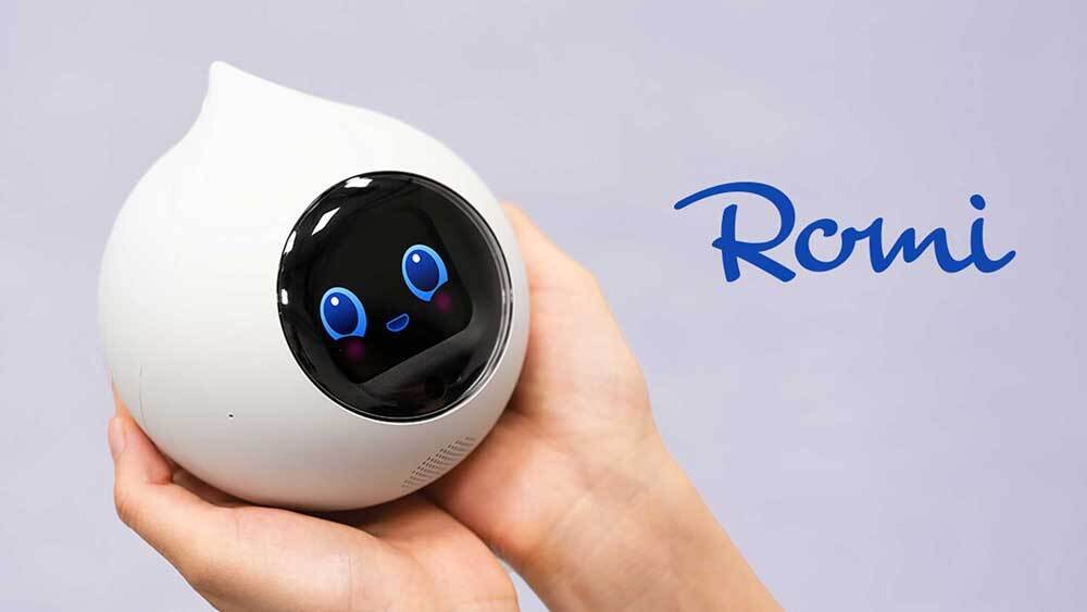 Romi ピンク 丸型ロボット スタートアップガイド付き【美品】 会話AIロボットRomi（ロミィ）